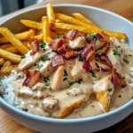 Creamy Chicken Stroganoff with Smoky Bacon