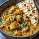 Creamy Coconut Chicken Curry with Naan