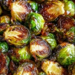 Crispy Honey Balsamic Brussels Sprouts