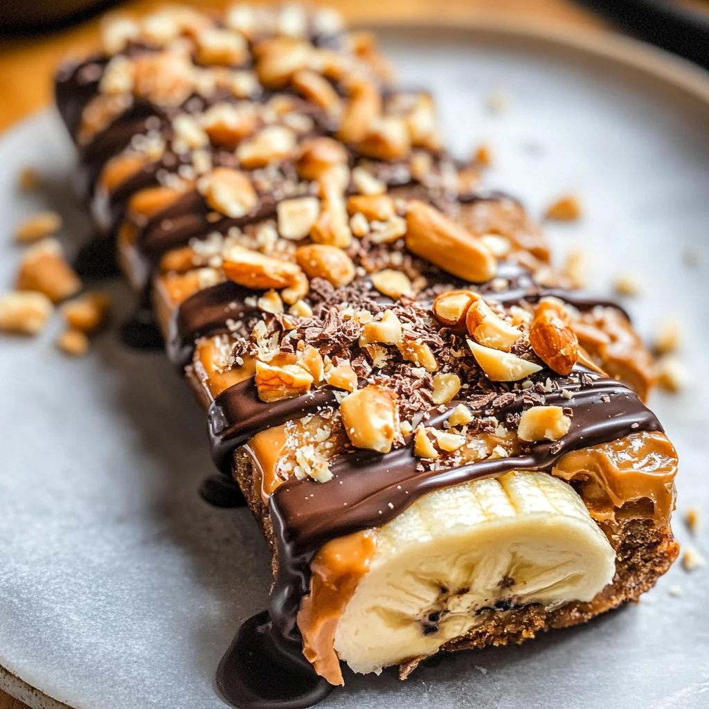 Frozen Banana Snickers