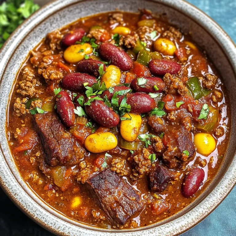 Short Rib and Chorizo Chili Recipe