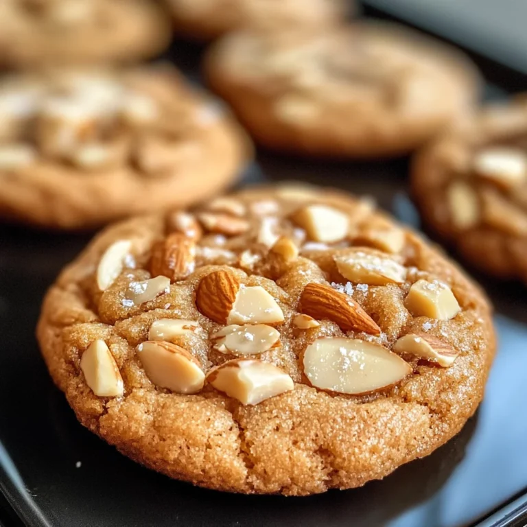 Toffee Almond Cookies