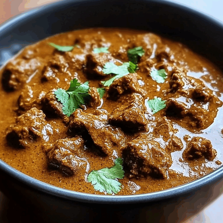 Slow-Cooked Beef Curry in Spiced Coconut Gravy