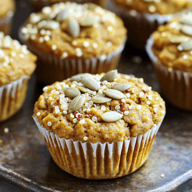 Skinny Pumpkin Quinoa Muffins