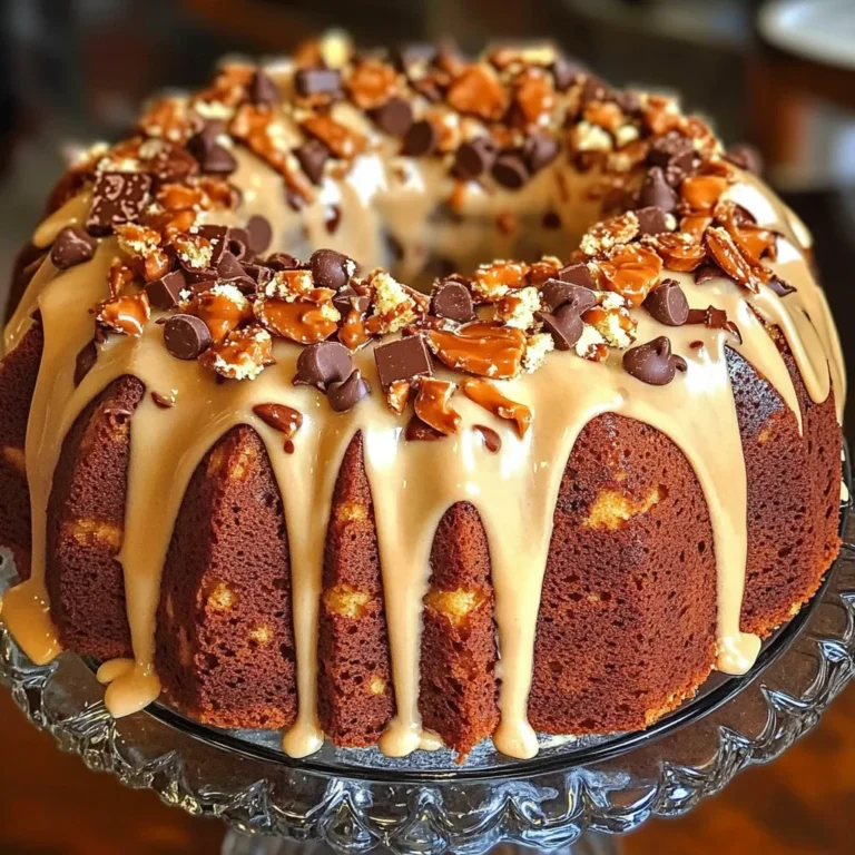 Butterfinger Bundt Cake