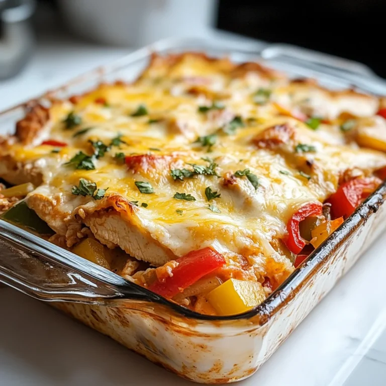 Chicken Fajita Casserole Recipe