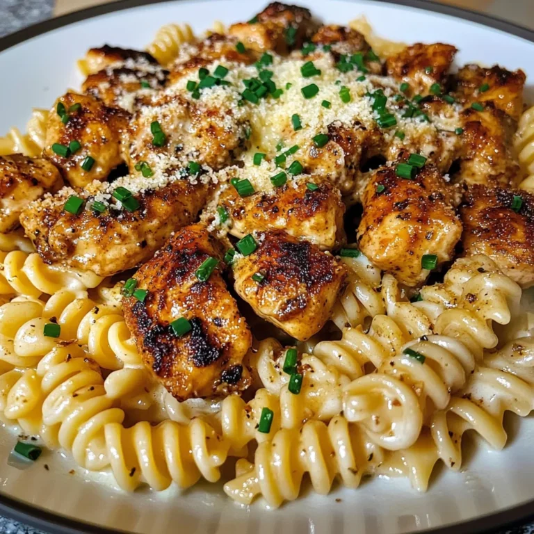 Creamy Parmesan Rotini with Garlic Butter Chicken