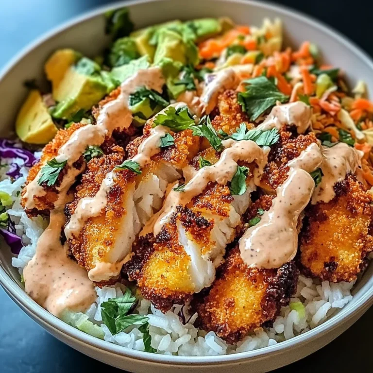 Crispy Fish Taco Bowls