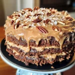 German Chocolate Pound Cake with Coconut-Pecan Frosting