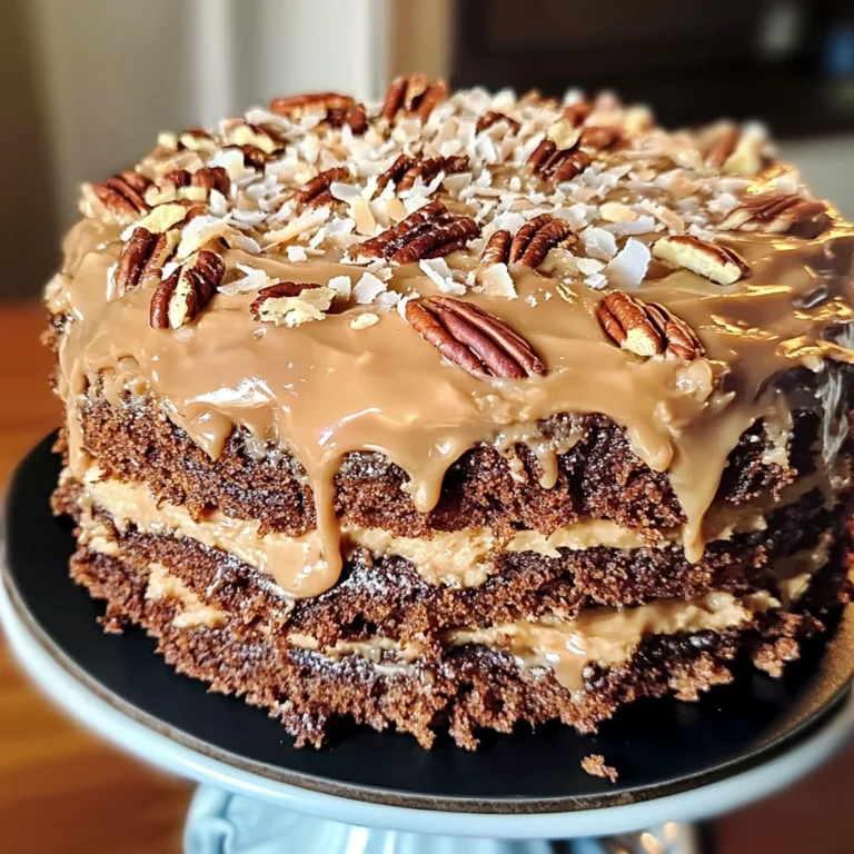German Chocolate Pound Cake with Coconut-Pecan Frosting