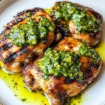 Grilled Chicken Thighs with Chimichurri