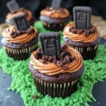 Halloween Graveyard Cupcakes