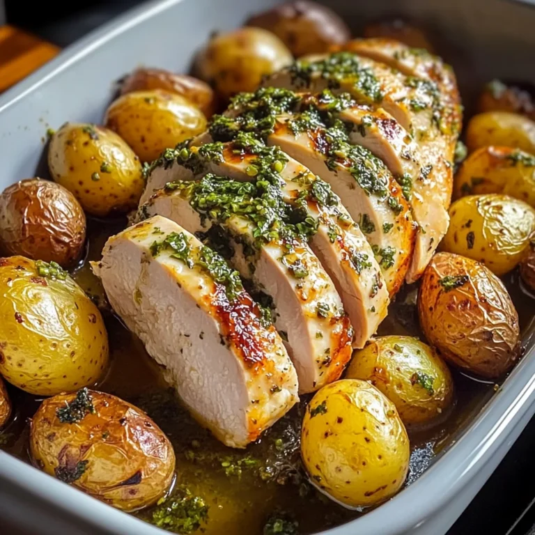 Herb-Roasted Chicken Breast with Baby Potatoes