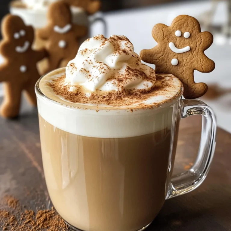 Homemade Gingerbread Latte