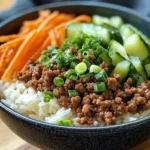 Korean Ground Beef Bowl