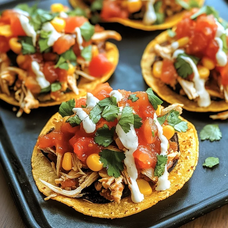 Mexican Rotisserie Chicken Tostadas