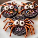 Oreo Spider Halloween Cookies