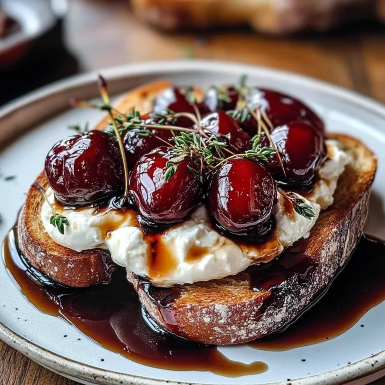 Roasted Cherry & Burrata Dream Toast