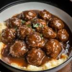 Slow Cooker Salisbury Steak Meatballs