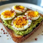 Spicy Avocado Toast with Jammy Eggs & Chili Crunch