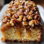 Upside-Down Caramel Pecan Cake