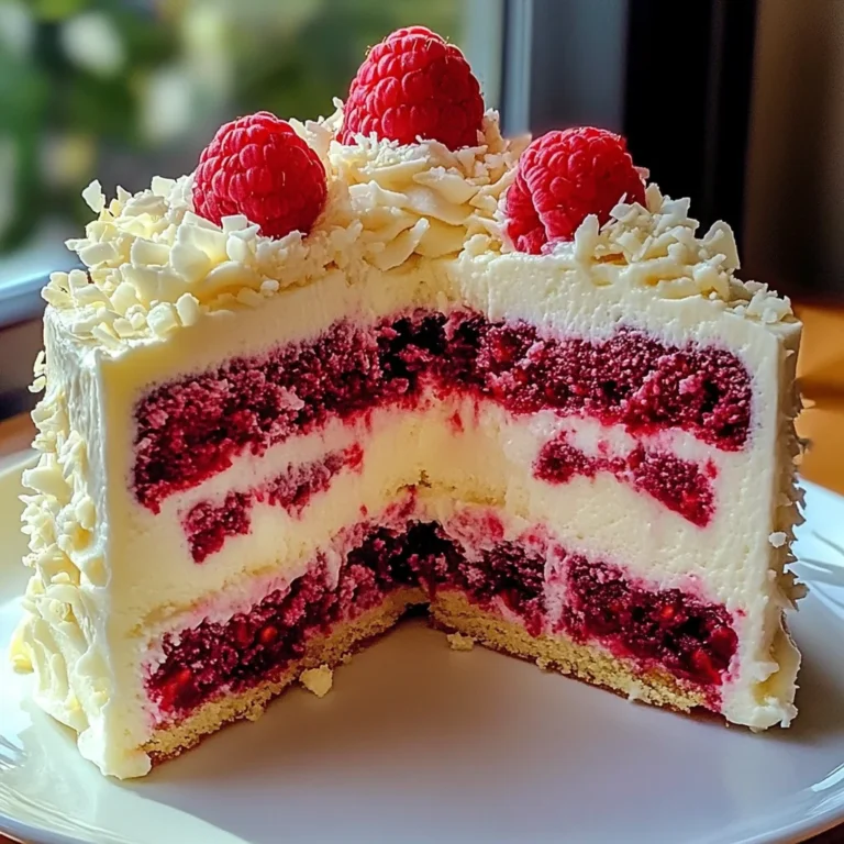 White Chocolate Raspberry Dream Cake – Sweet Easy Recipes Style