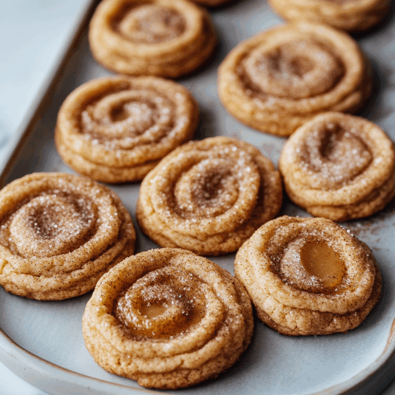 Apple Butter Snickerdoodle Cookies
