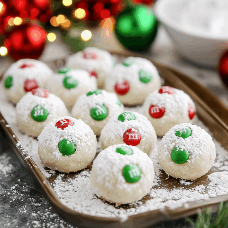 Christmas Snowball Cookies