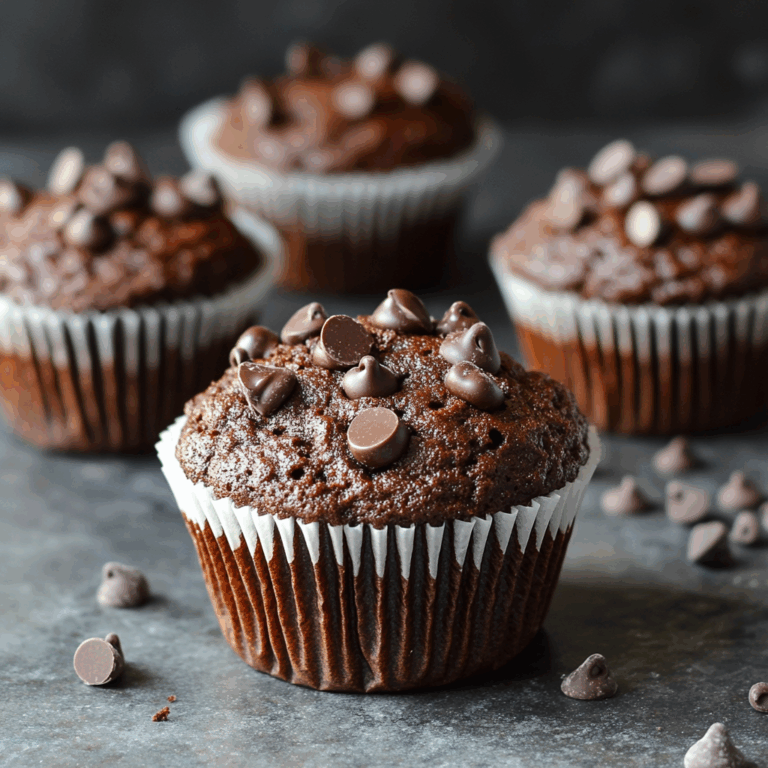 Double Chocolate Espresso Muffins