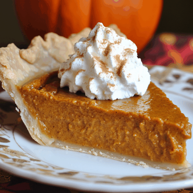Easy Pumpkin Pie