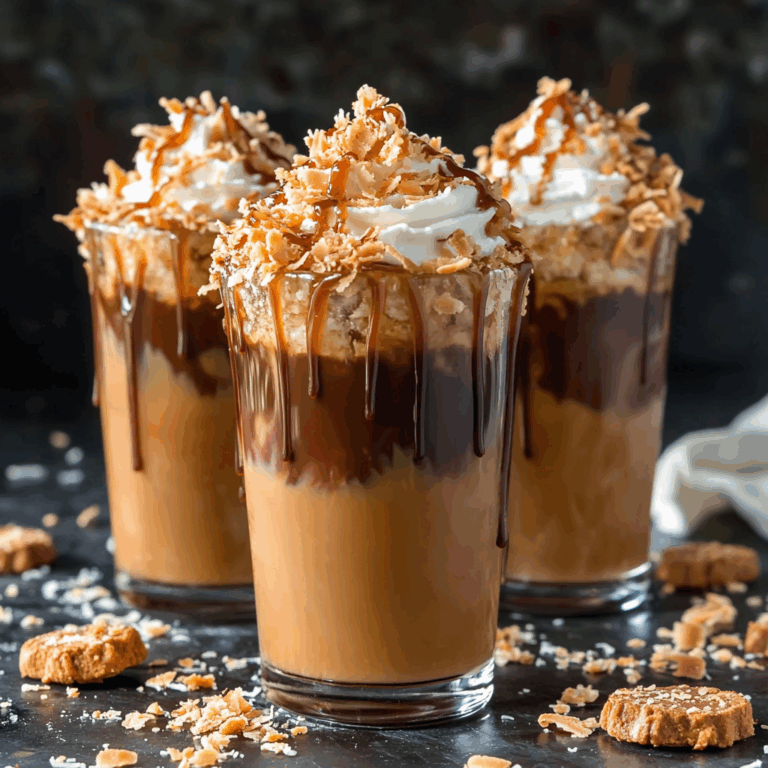 Samoas Iced Coffee