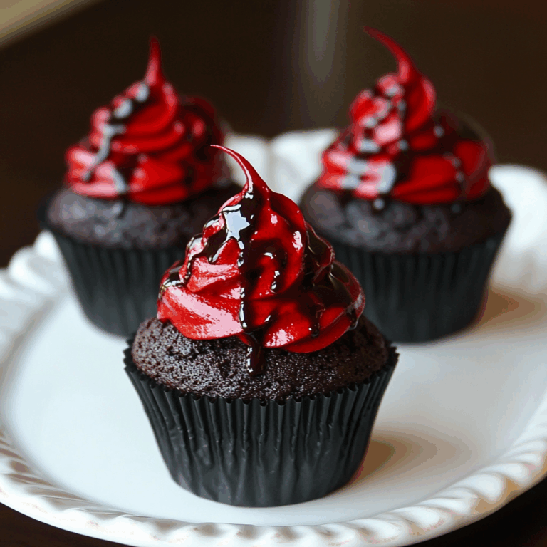 Vampire Bite Halloween Cupcakes: A Spooky Delight with a Deliciously Sinister Twist