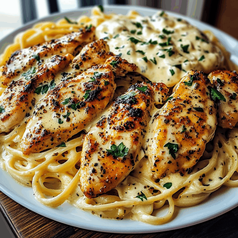 Cajun Garlic Butter Chicken with Creamy Mozzarella Linguine