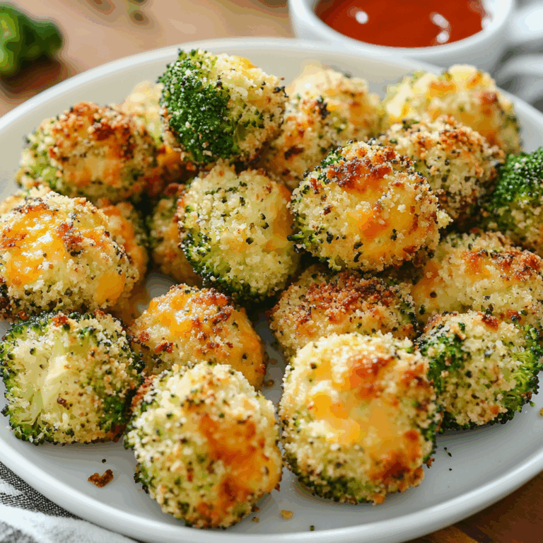 Air Fryer Broccoli Cheddar Poppers