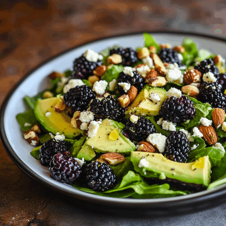 Blackberry Avocado Salad