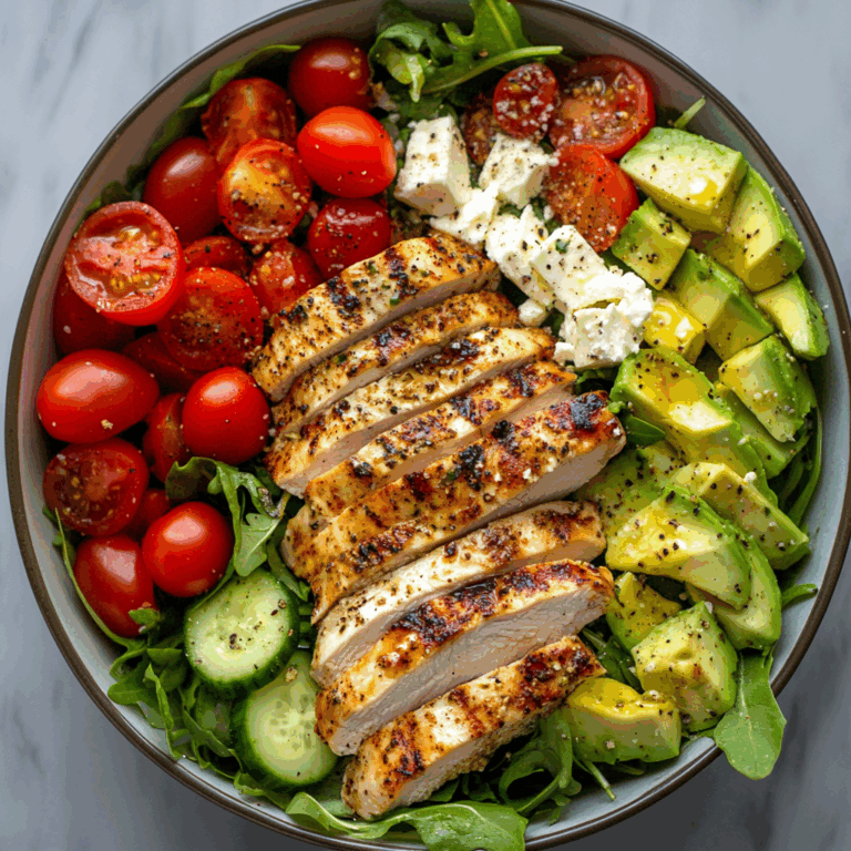Grilled Chicken & Avocado Power Salad