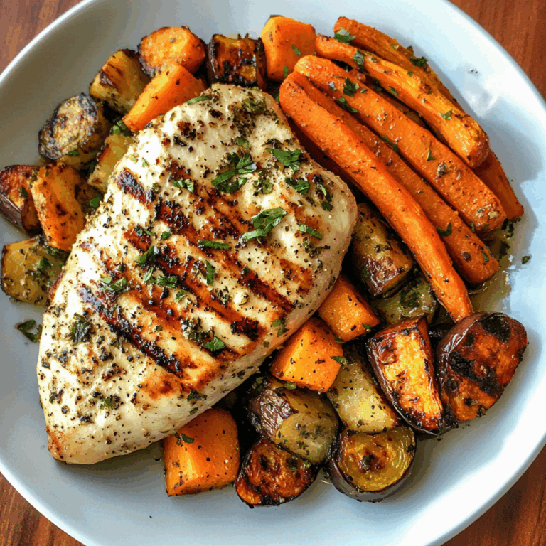 Grilled Chicken with Sautéed Mixed Veggies & Roasted Roots