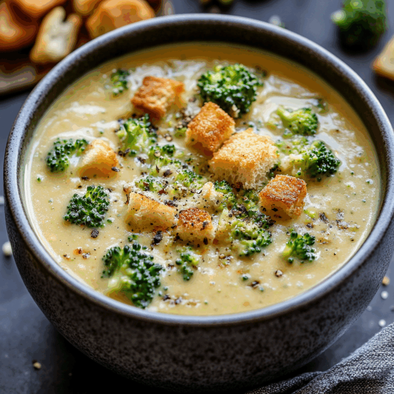 Smoked Gouda Broccoli Soup