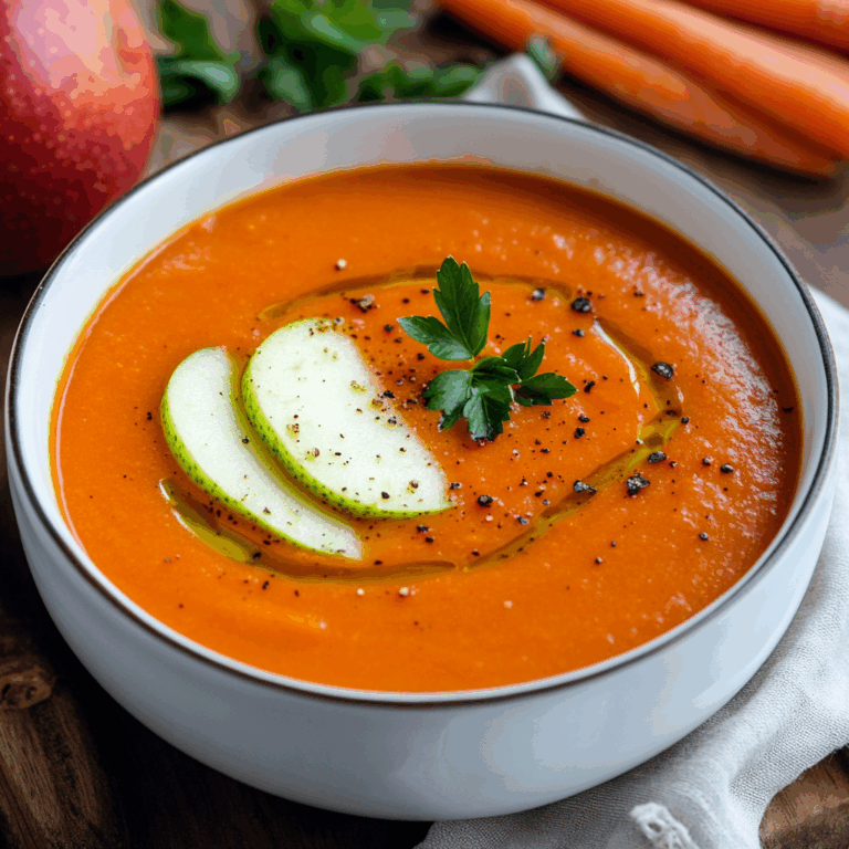 Tomato carrot apple soup | carrot tomato soup recipe
