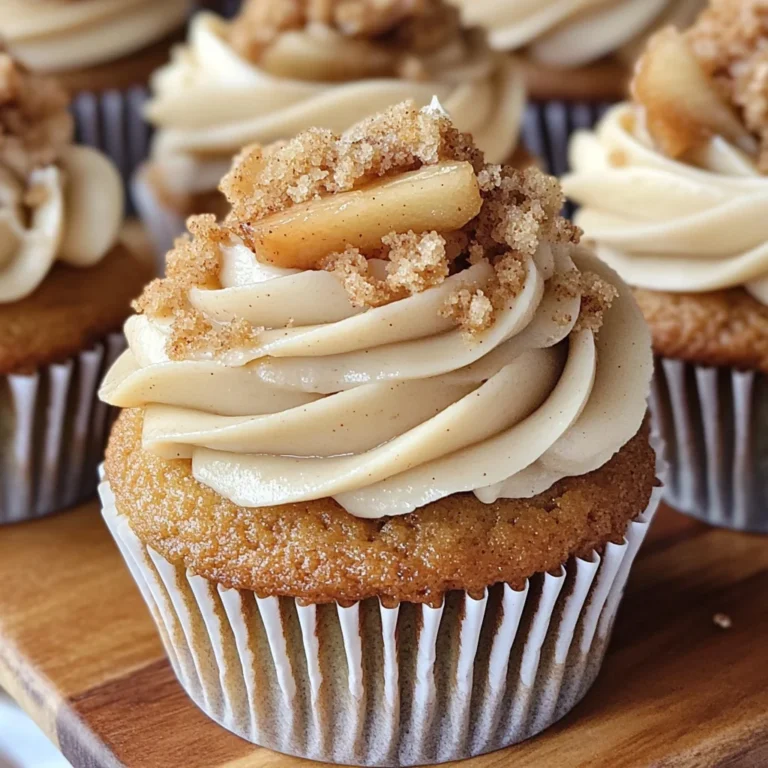 Apple Crumble Cupcakes