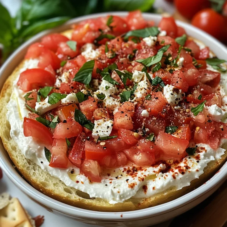Bruschetta Dip: A Vibrant and Flavorful Appetizer to Delight Your Guests
