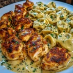 Creamy Cajun Chicken Tortellini in Garlic Mozzarella Sauce