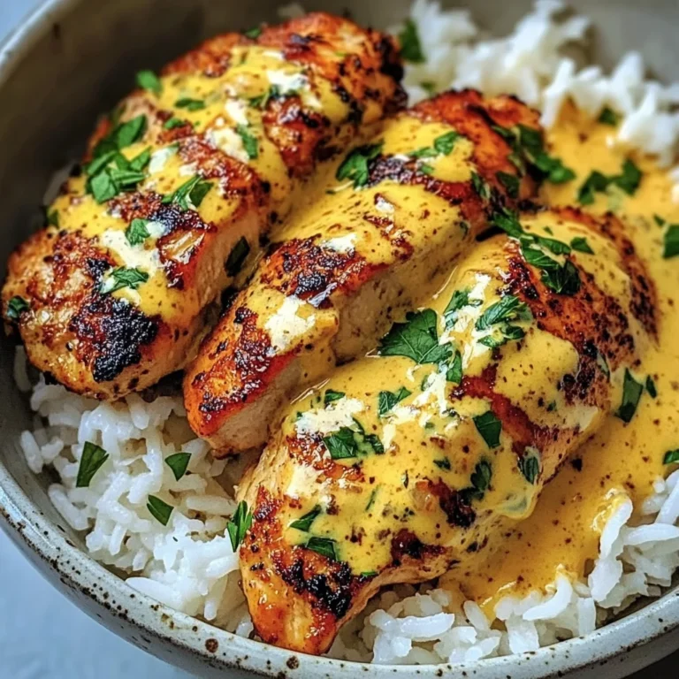 Creamy Peri-Peri Chicken Over Garlic Rice