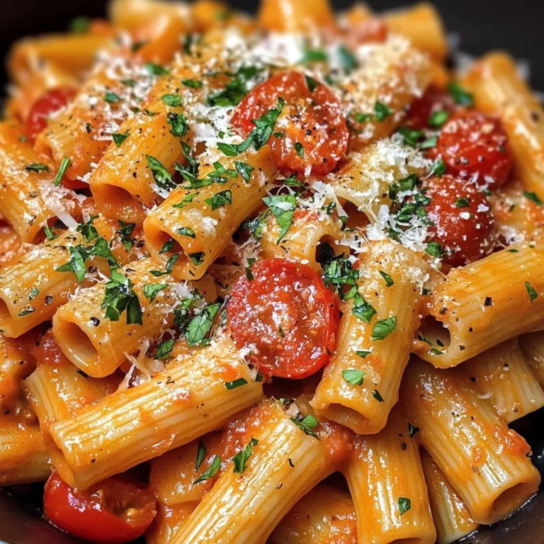 Creamy Tomato Garlic Pasta