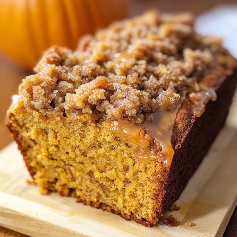 Grandma's Pumpkin Bread with Streusel