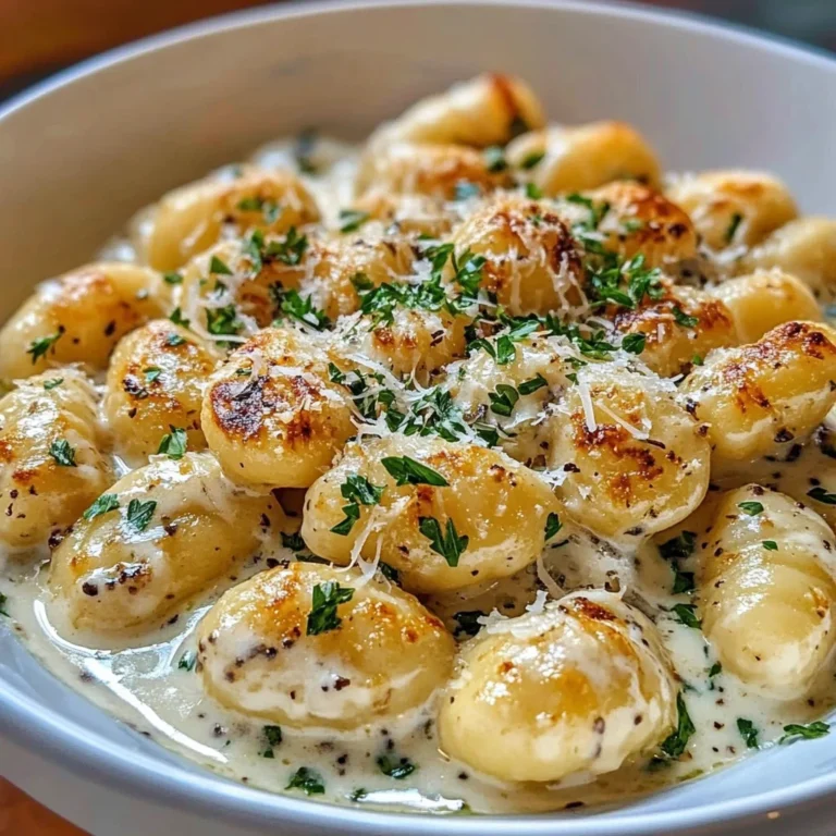 Millionaire Gnocchi with Creamy Sauce