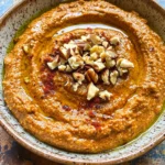 Muchicken hammara Recipe (Roasted Red Pepper and Walnut Dip)