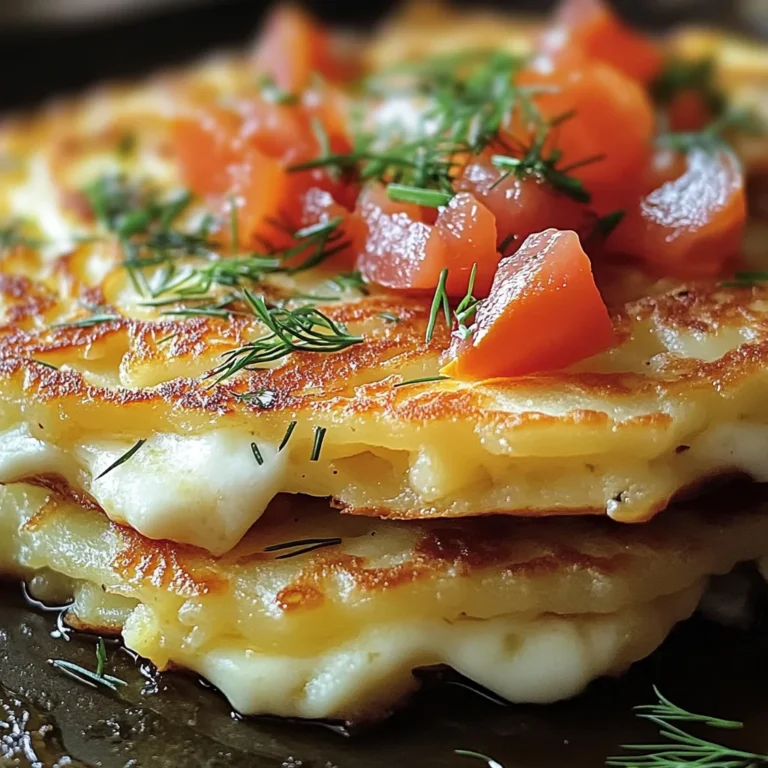 Potato and Onion Cheese Pancakes