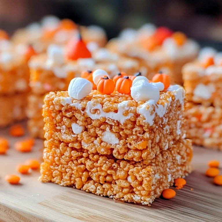 Pumpkin Crispy Treats