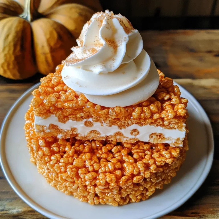 Pumpkin Pie Rice Krispies Treats